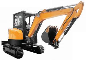 Wholesale 4000kg Closed Cabin Mini Crawler Excavator with D1703 Engine Easy Operate from china suppliers