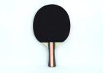 V-SIX Table Tennis Rackets Orange Sponge With Coloured Handle / Reverse Rubber