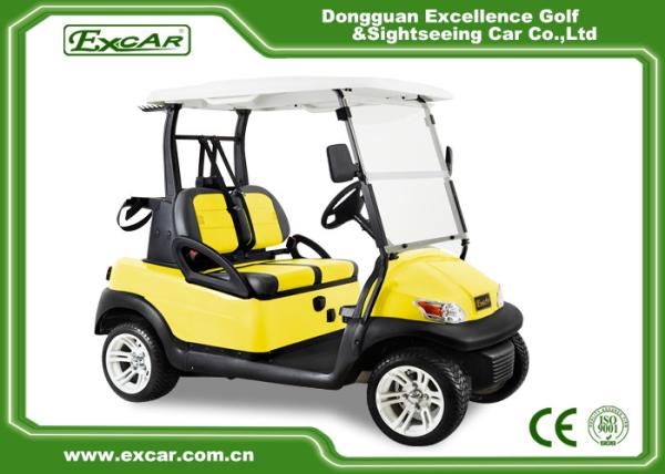 EXCAR Double Color Seat Golf Cart Electric 48 Voltage With Aluminum Rim