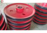D505x63mm 45 Carbon Steel Custom Open Die Forging Sheave Cast Steel Rope Sheave
