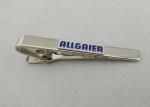 Silk Screen Printing Personalized Tie Bar, 0.8 mm Thickness Stainless Steel