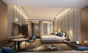 Wholesale ISO14001 Standard Bedroom Storage Wardrobe Customize Size For Luxury Hotel Suites from china suppliers