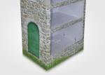 3 Tires Cardboard Shelf Displays , Matt PP Lamination Cardboard POS Display