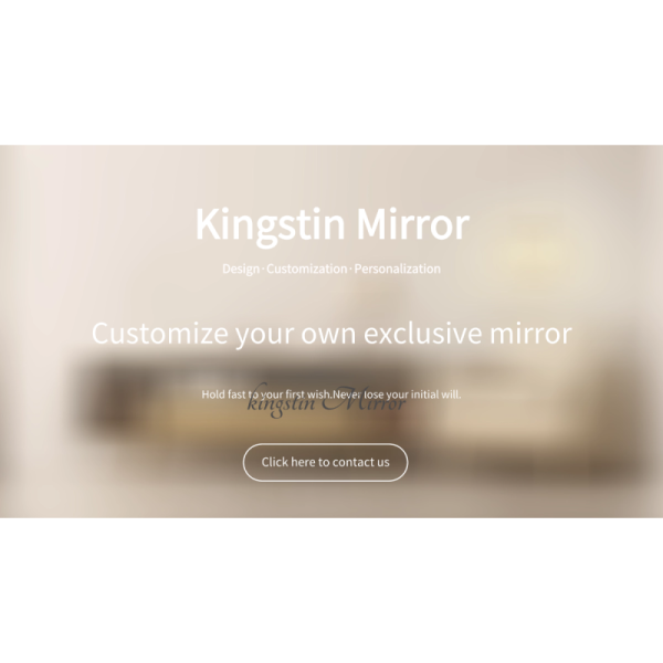 Kingstin Custom Oval LED Mirror Smart Bathroom Frameless Illuminated Mirror Anti-Fog Bluetooth Music 3-Color Light