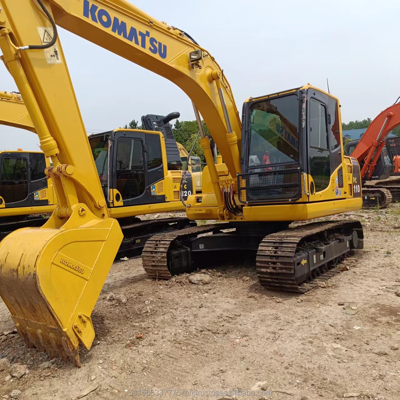 2016 Japan Used Komatsu PC110 Excavator 11 Ton with Original Hydraulic Pump in Japan
