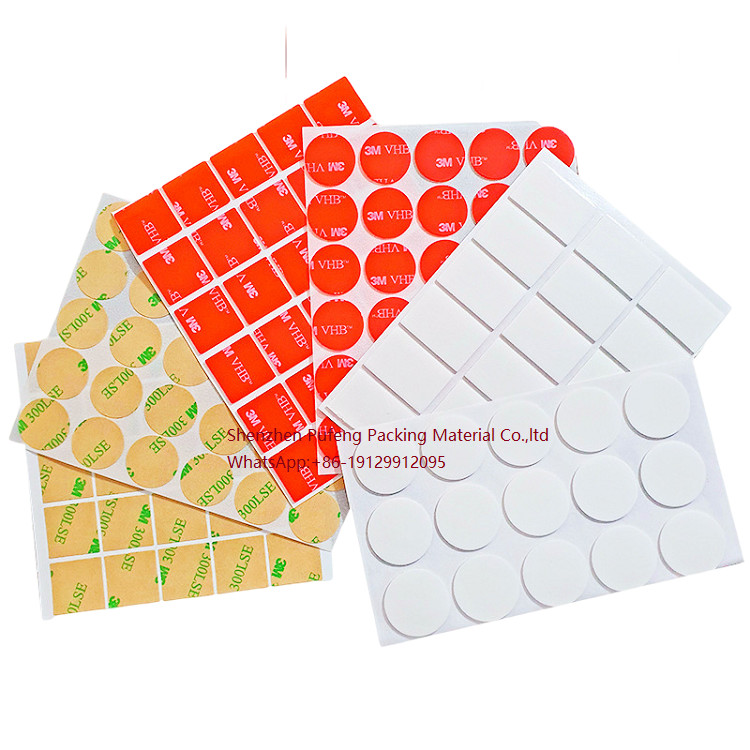 3M Waterproof Die Cut Adhesive Tape Sheet Double Sided Stick Tape