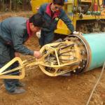 Long Construction Machinery Welding Mouthpiece and Internal Clamp for RIVETING