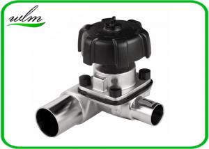 Wholesale Manual / Pneumatic Sanitary 3 Way Diaphragm Valve , T Type Tri Clamp Valve from china suppliers