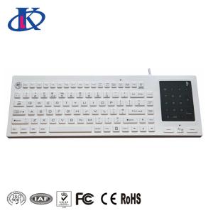 China Waterproof Backlit Silicone Keyboard 2- In -1 Touchpad Number Pad USB PS/2 Interface on sale