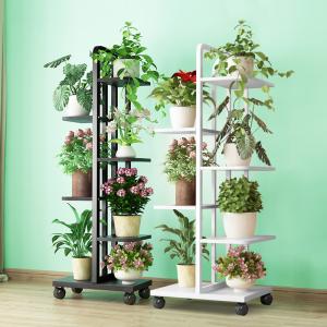 Wholesale Removable Anti Rust 4 Tier Wrought Iron Corner Plant Stand from china suppliers