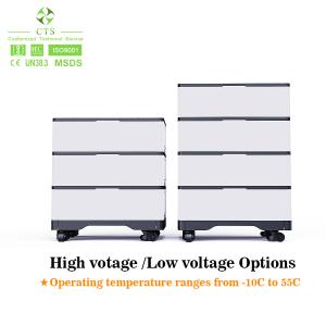 Wholesale Home Solar Lifepo4 Stackable Battery Pack 100v 200v 300v 400v 100ah Lithium Ion For Energy Storage from china suppliers