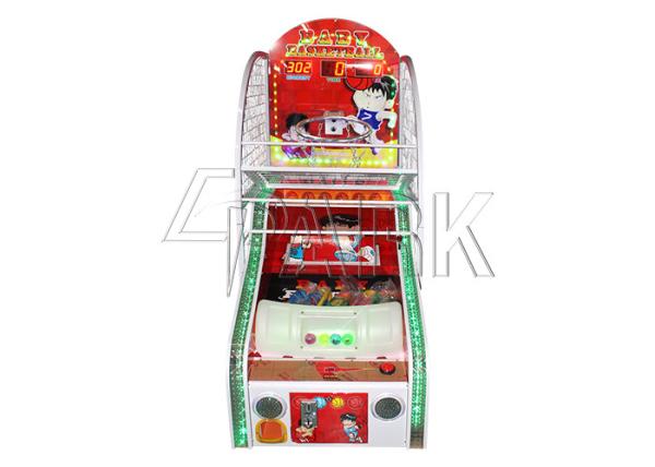 Metal Arcade Basketball Game Machine Electronic Coin Operated Skill Shooting