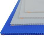 SGS Corrugated Plastic Sheets 4x8 , Corrugated Fluted Plastic Sheet