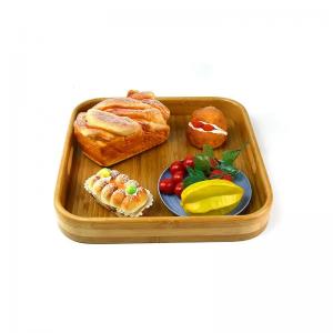 Wholesale Square Odm Bamboo Tea Tray Fruit Coffee Serving Party Dinner Plates from china suppliers