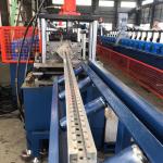 Galvanized Steel Electric Cabinet Column Shelf Roll Forming Machine For Uprights