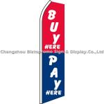 Double Side Screen or Digital Printed Beach Flag Banner For Outdoor Event