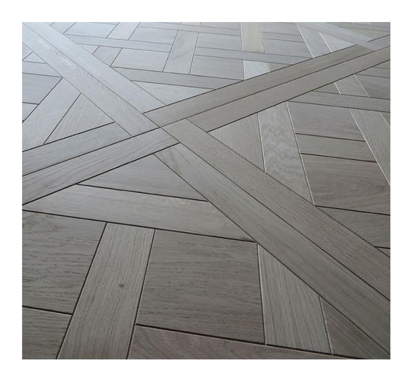 Smooth Unfinished Versailles Euro Oak Panel Engineered wood Flooring, 800x800x20