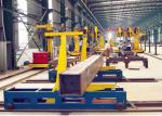 90 Degree Box Beam Production Line Conveying Machine Moving Type 700 mm Track