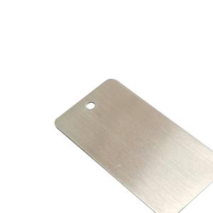 Wholesale OEM Aluminum Cable Marker Plate Brushed Tag Stainless Steel Number Plate from china suppliers