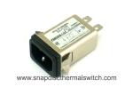 General Purpose EMI Power Line Filter 100DB Input Durable Metal Housing