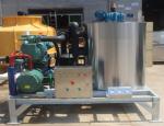 4T/24H Longlife seawater flake ice making machine on board