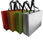 Die cut style Reusable Waterproof PP Woven Laminated Shopping Tote Bags with