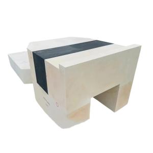 Wholesale Refractoriness °C 1770 °C High Temperature Corundum Brick for Glass Furnace Throat from china suppliers