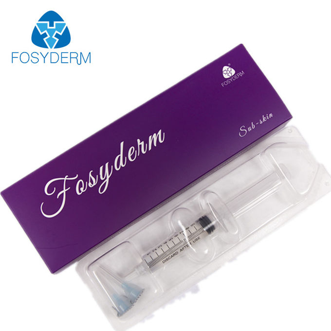 Women Face Hyaluronic Acid Skin Injections Cross Linked In Transparent Color