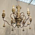 Vintage resin chandelier for living room bedroom home retro loft Chandelier(WH
