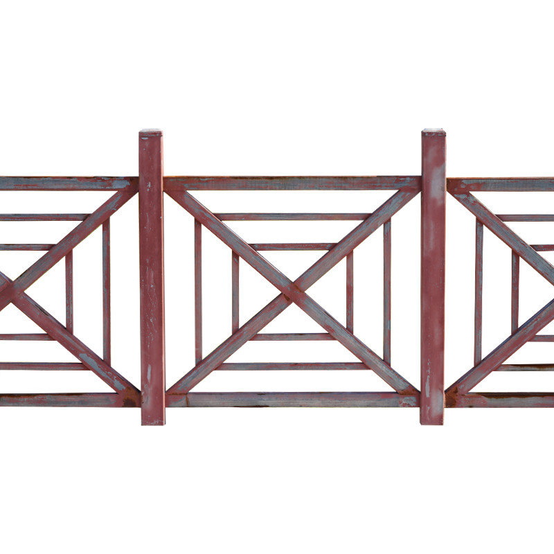 ODM Wrought Iron Guardrail Garden Fences Iron Banister Railing