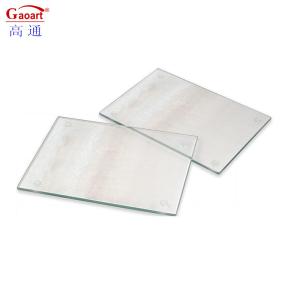 Wholesale All-Season Golden Silk No Design Unbreakable Square Kitchen Cheese Glass Cutting Board from china suppliers