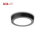 Good price surface mounted 12W Round black LED panel light fixture led downlight