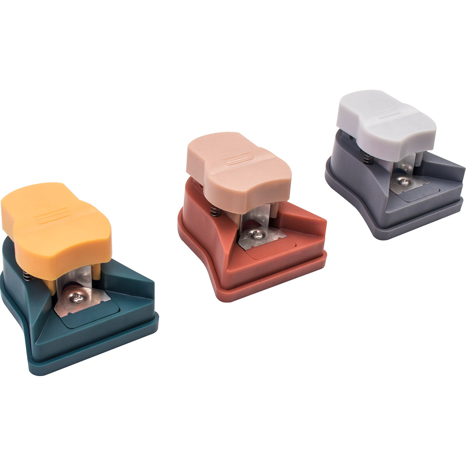 Metal and ABS Colorful Mini Corner Rounder Punch for Paper PVC Card in Customized Size