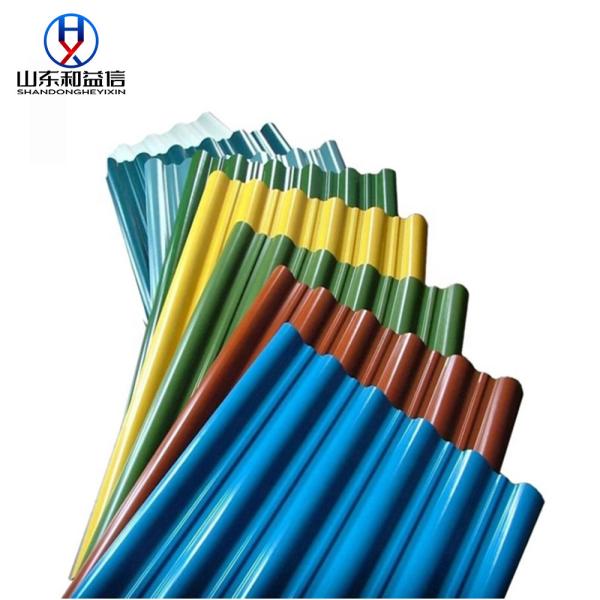 Pre Painted Galvanized Iron PPGI Color Coated Corrugated Roofing Sheet For