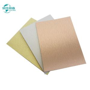 Wholesale Gloss Brushed Aluminum Composite Panel For Custom Facades from china suppliers