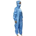Washable Lightweight Clean Room Anti Static Overall With 99% Polyester 1% Carbon