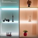 Single Glass Shelf LED Display Light With Warm White Dimming And 3500K Color