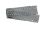 0.05mm 80mm Embossed Aluminum Foil Expanded Mesh / Stretch Steel Mesh Pleated