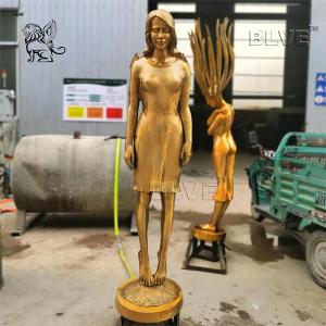 Wholesale Bronze Garden Fountain Brass Dancer Sculpture Fairy Fountains from china suppliers