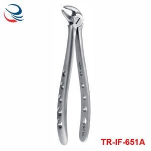 China Tooth Forceps TR-IF-651A For Lower Inciscors 1、2、3# tooth -Adults on sale