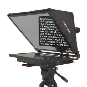 Wholesale 21 Inch Single Screen Studio Teleprompter with Tempered Beam Splitter Glass and Font from china suppliers
