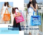 Custom Clear Pvc Lady Handbag Set Transparent Beach Tote Bag,OEM EVA PVC Zipper