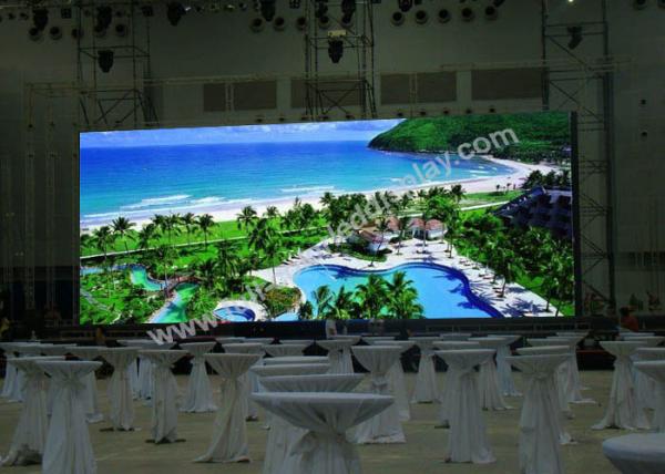 Quality Indoor SMD3535 P4.81 Full Color LED Display Rental With Low Power Consumption for sale