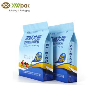 Wholesale Plastic Block Square Flat Bottom Bag k For Food Packaging Custom Color from china suppliers