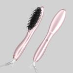 Ceramic Hot Electric Comb Brush Hair Straightener With Comb Anti Scald