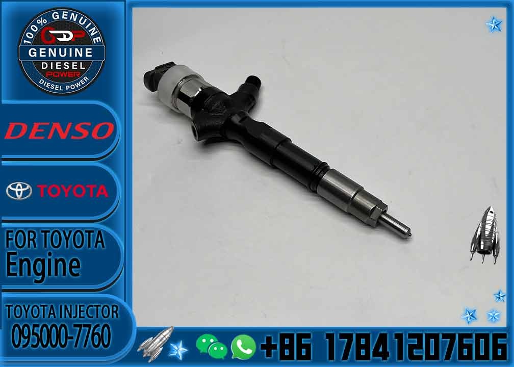 Original new Diesel Common Rail Injector Fuel inyector 23670-30300 23670-0L010 095000-7760 095000-7761 for Hilux vigo 23