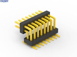China Concave Bending PCB Header Connector SMT Type Current Rating 1.0AMP on sale