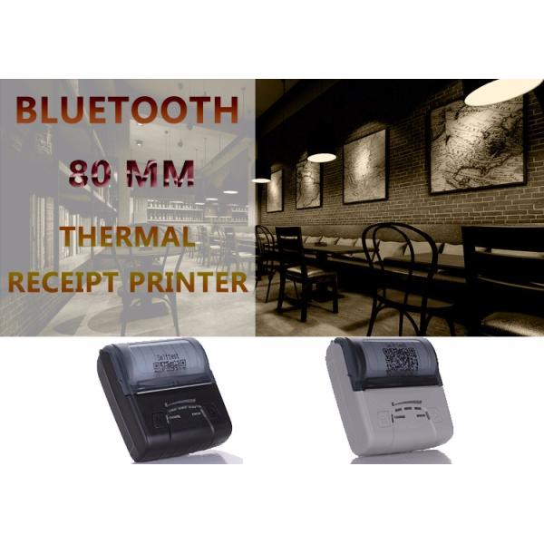 2021 80mm POS Thermal Receipt Printer for 1D/2D Barcode and 90mm/sec Black Print Speed