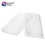 Factory direct reusable tableware square disposable party plates fruit serving