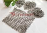 Small Ring 8 In Chainmail Scrubber Dishcloth Cookware